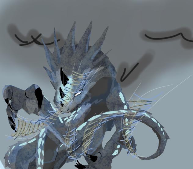 Dark thunder dragon