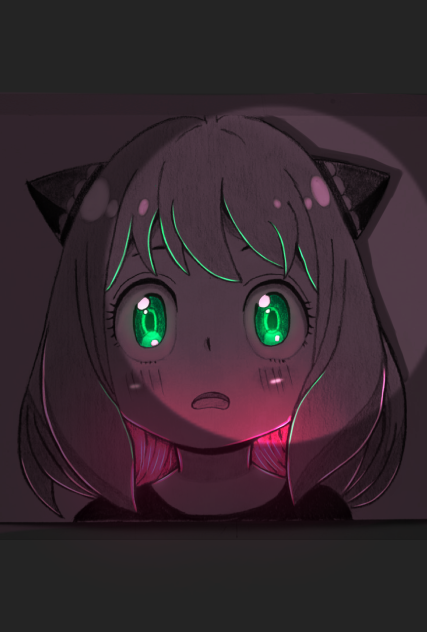 Anya Forger Glow art