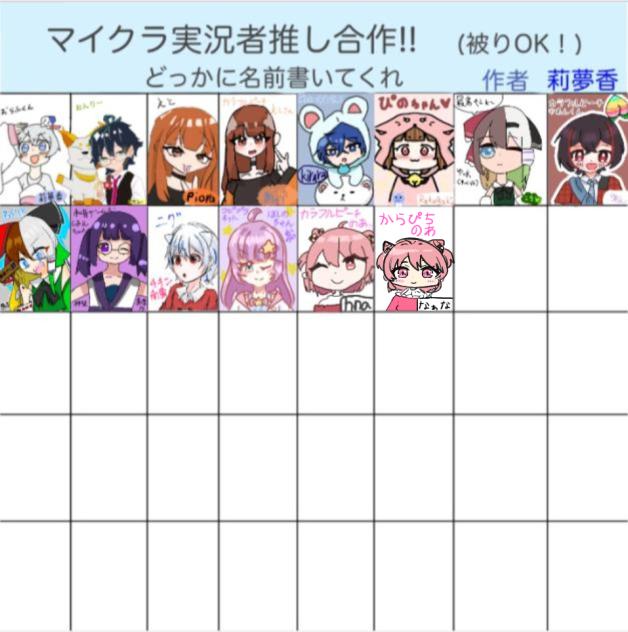 マイクラ実況者推し合作!!
