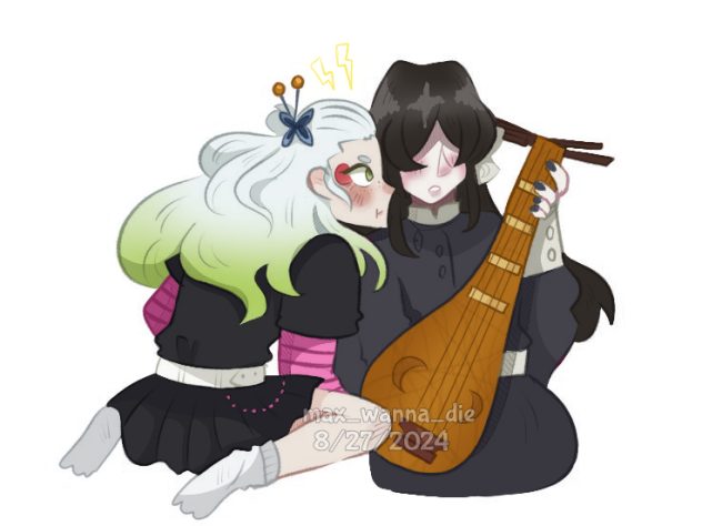 ribbon and music pillar