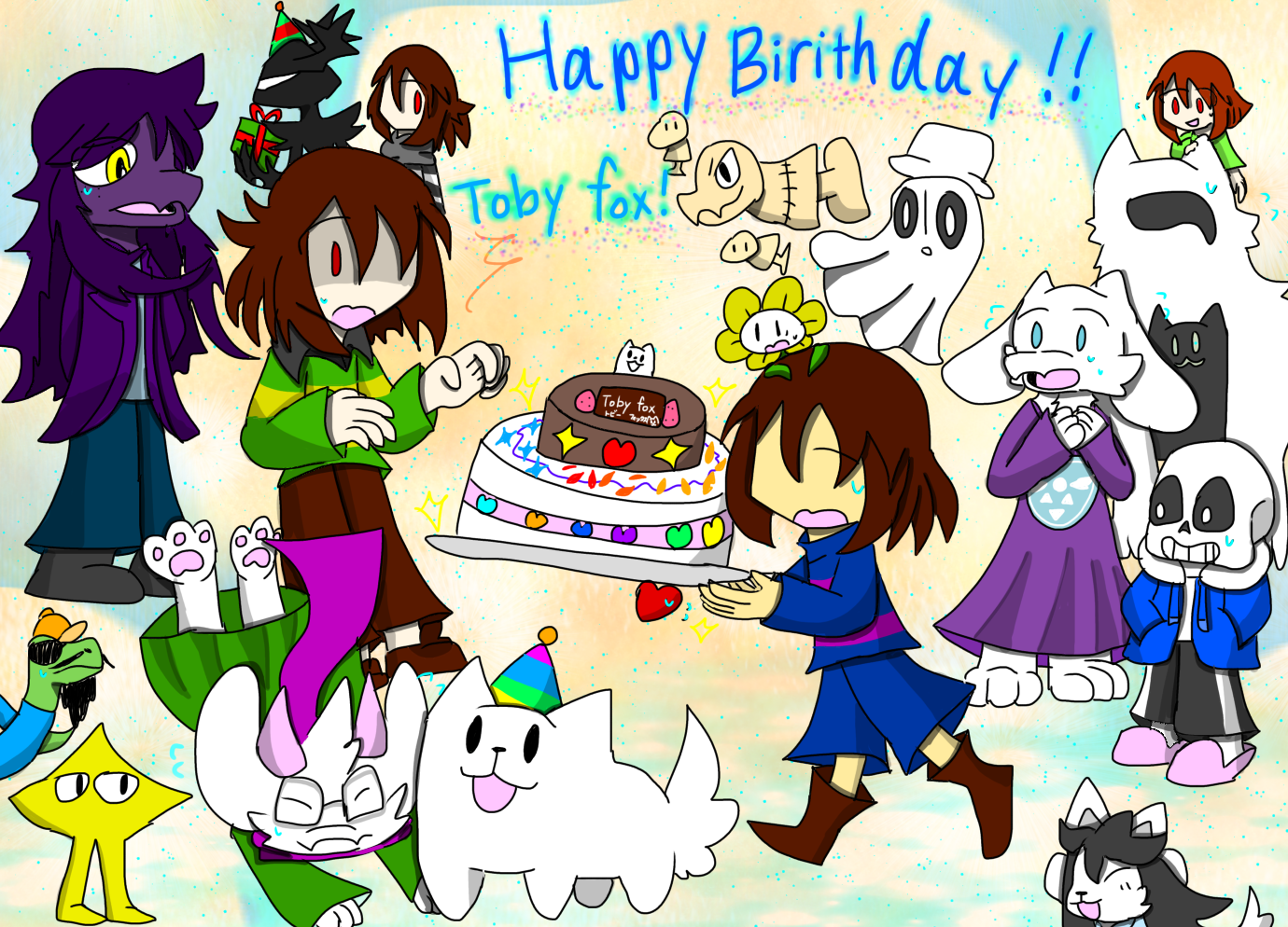 Happy Birthday Toby fox!! - ibisPaint