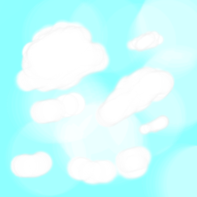 Clouds.