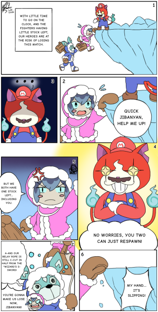 SSBU x YKW manga snippet