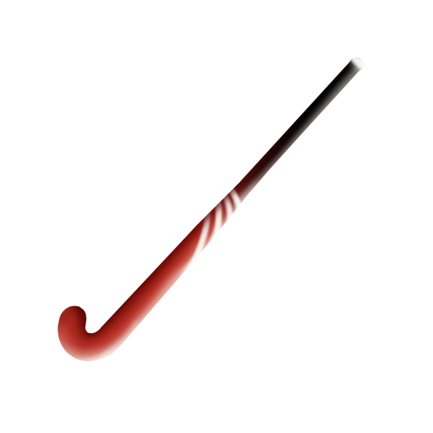 hockey stick on the field