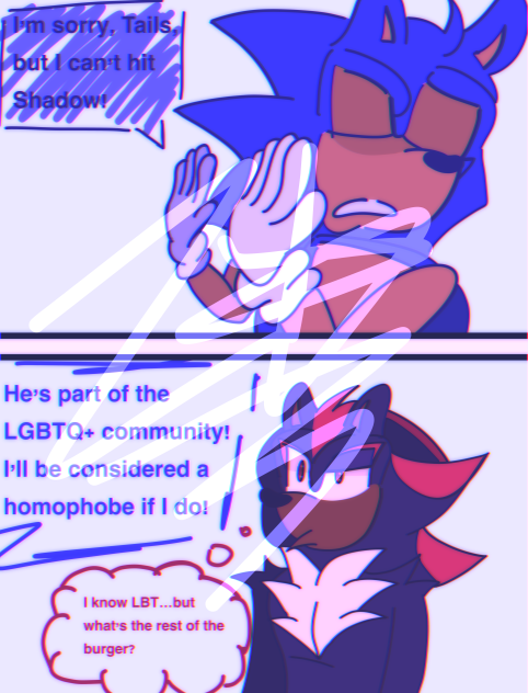Shadow’s apart of the LGBTQ+ community!