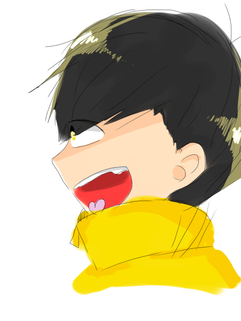 自分絵十四松落書き