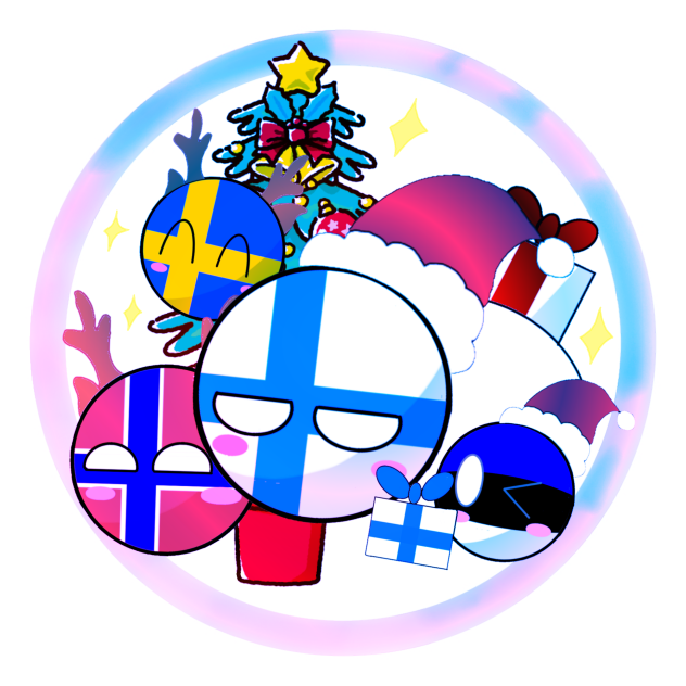 ポーランドボールでMerry Christmas! - ibisPaint