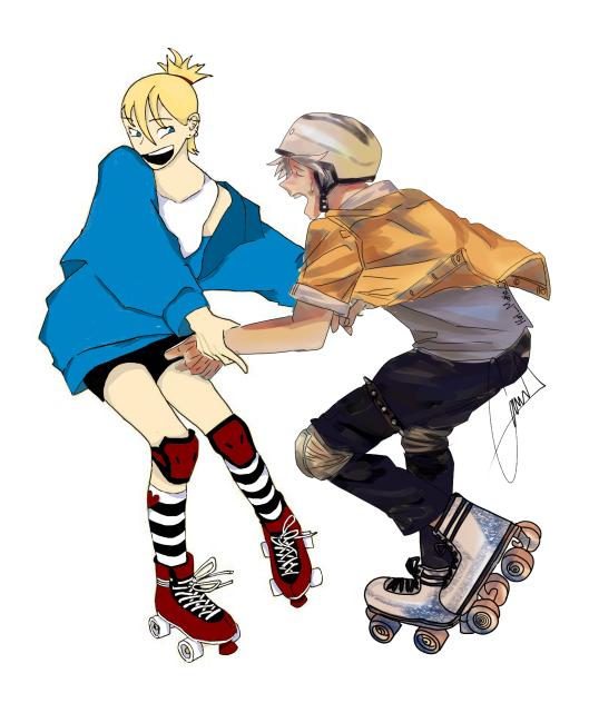 Roller skate collab!!! yay