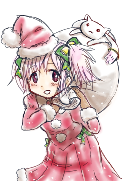 【ラフ画】サンタまどか（魔法少女まどか☆マギカ）