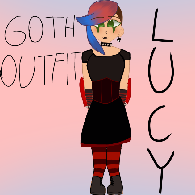 Lucy, Goth Outfit