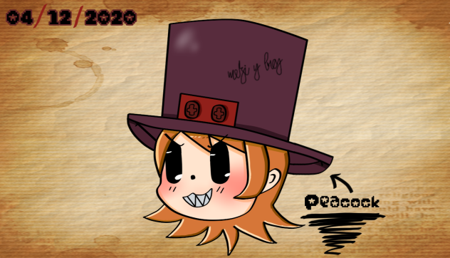 Peacock primera vez dibujada xD