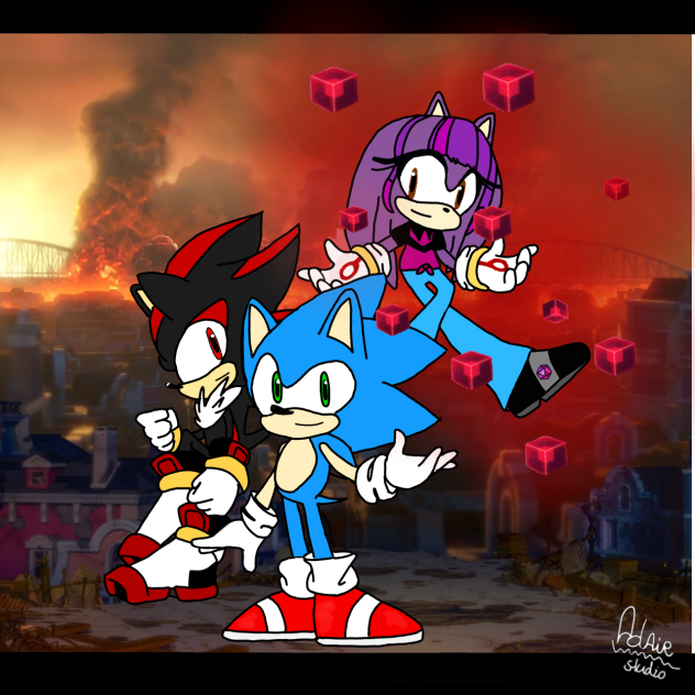 Sonic and Shadow have a new friend