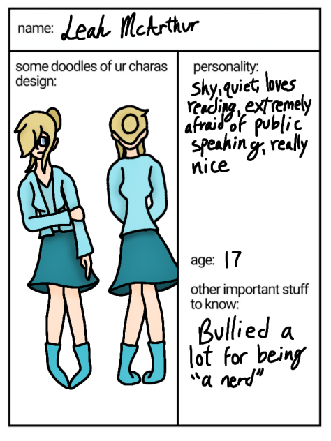 Character for someone's comic