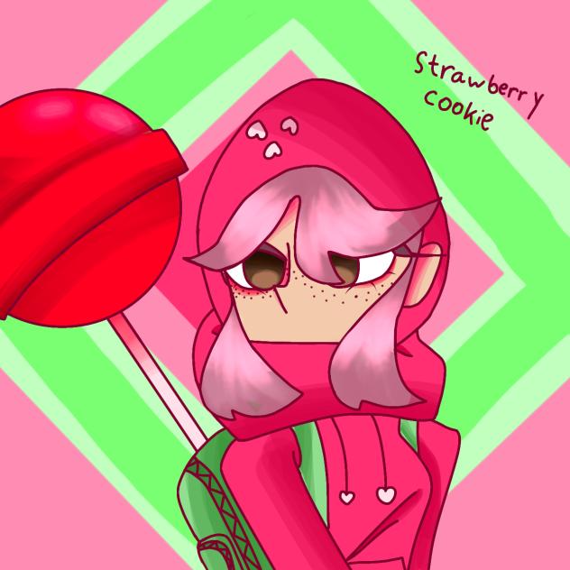 strawberry cookie in my style
