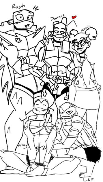 The whole crew