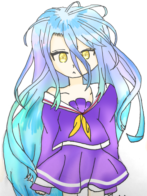 Shiro from no game no life - ibisPaint
