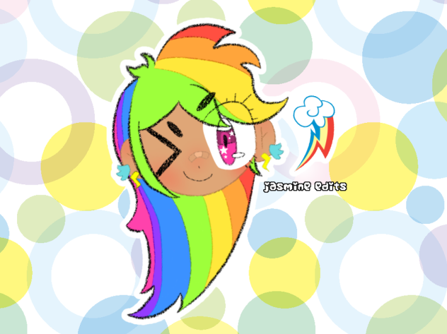 Rainbow dash drawing lol - ibisPaint