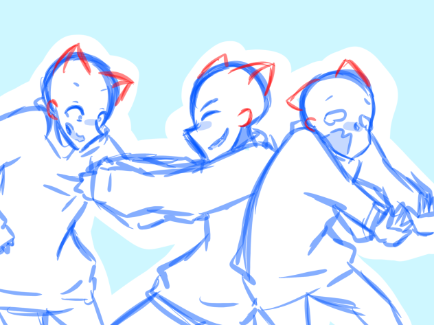 The Three Hoodies collab