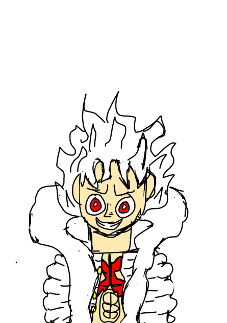 luffy gear 5 - ibisPaint