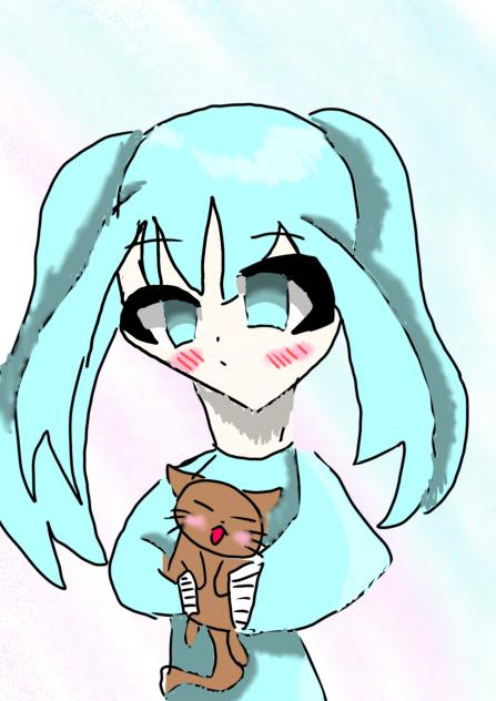 ネコと女の子