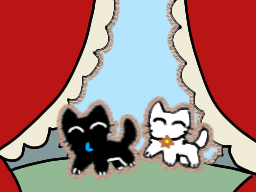 Sinking town with 2 cat(Oc's) - ibisPaint