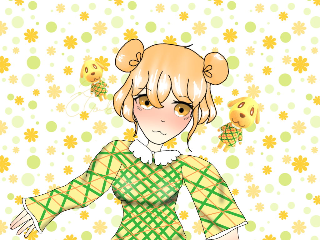 uhh here ashe here is your goldie pfp - ibisPaint