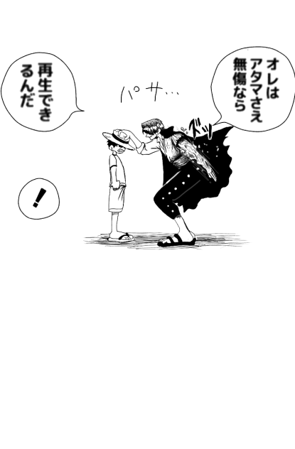 オレはアタマさえ無傷なら再生できるんだ【ワンピース】