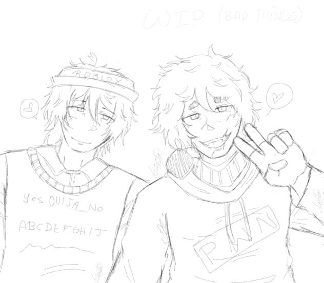 WIP bad things fanart