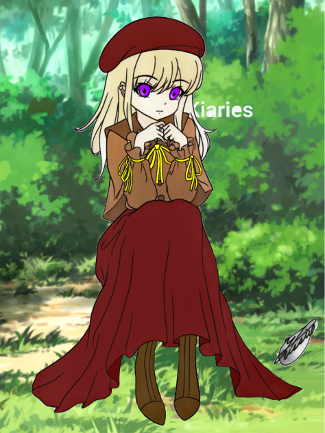 🌳A girl in the woods🌳