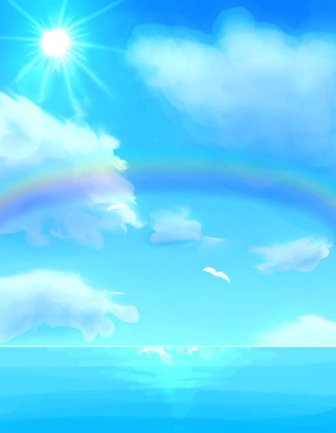 blue sky - ibisPaint