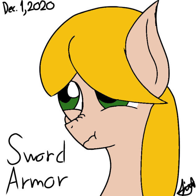 Sword Armor (lazy art) - ibisPaint