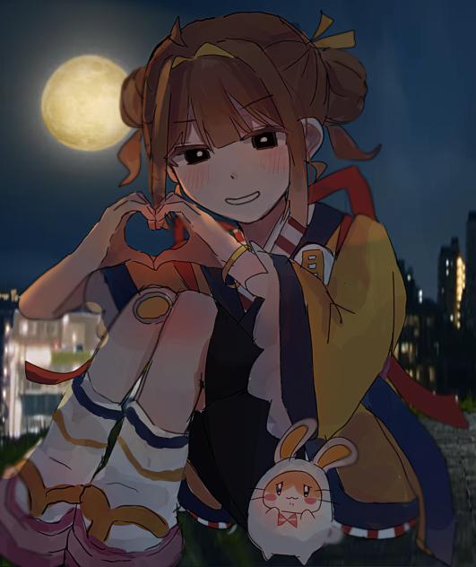 いまだけ月見！