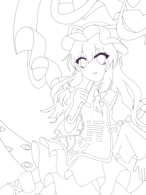 神隠しの主犯 塗り絵