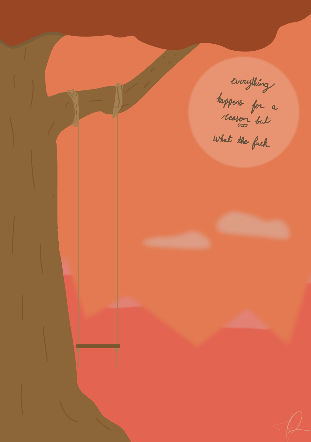Autumn tree - ibisPaint
