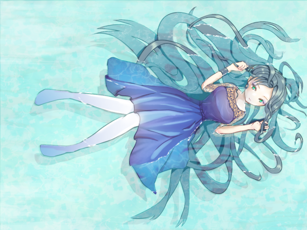 Legs in the river