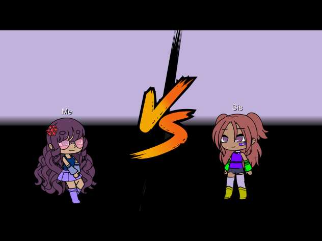 Me v my sister!