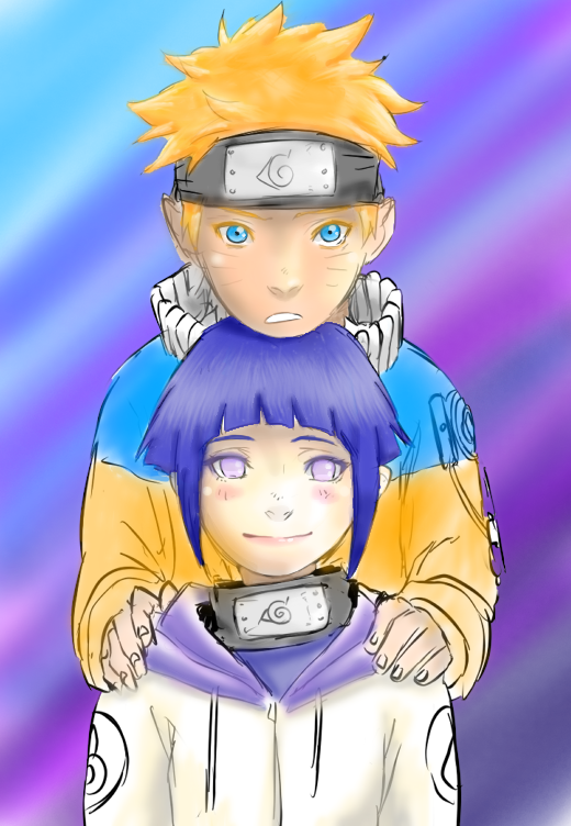 naruto x hinata colouring no ref ibispaint