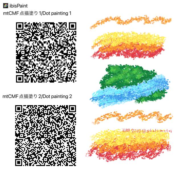 CM free 点描塗り　Dot painting