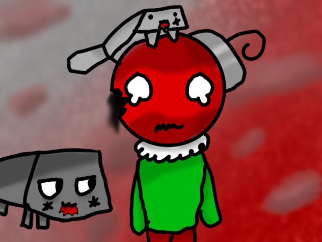 My cousin also made me draw this