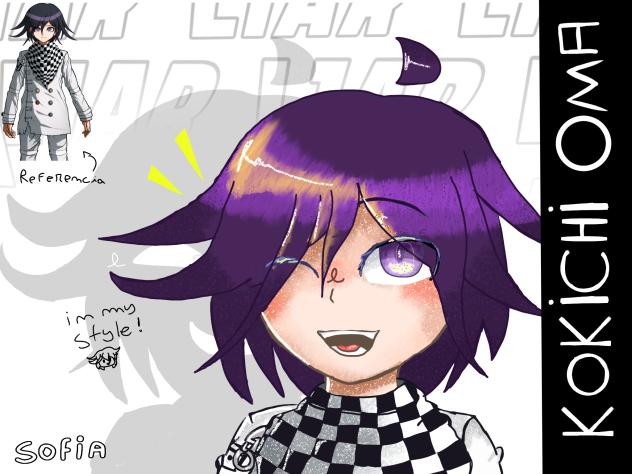 kokichi oma fanart!