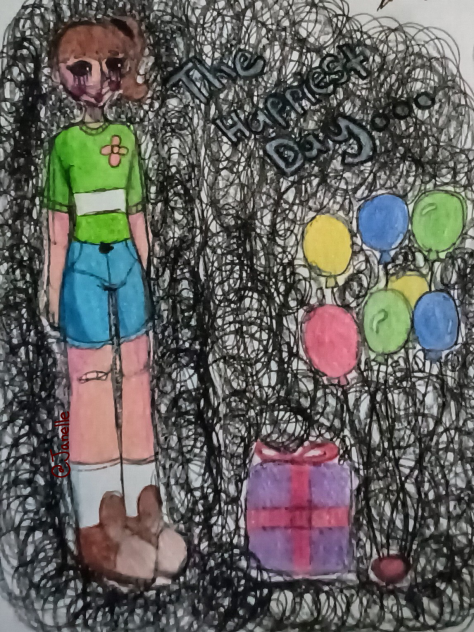 Charlotte Emily Doodle I Did At School