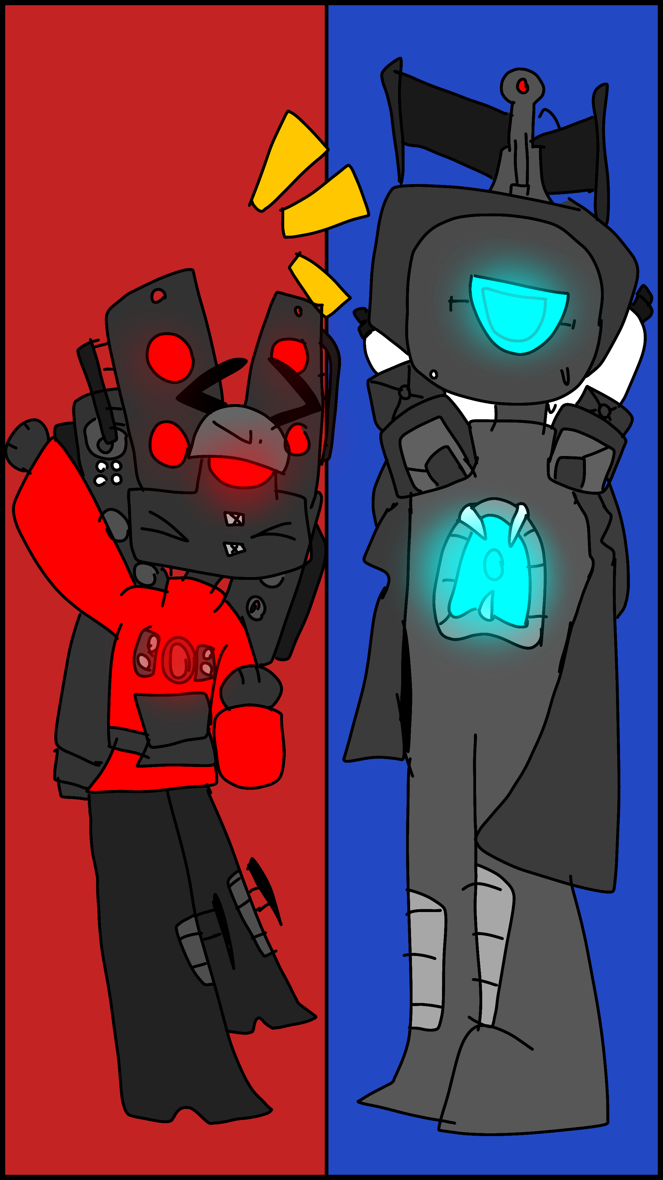 titan​speaker​man titan​cameraman​🌟⭐💙 - ibisPaint