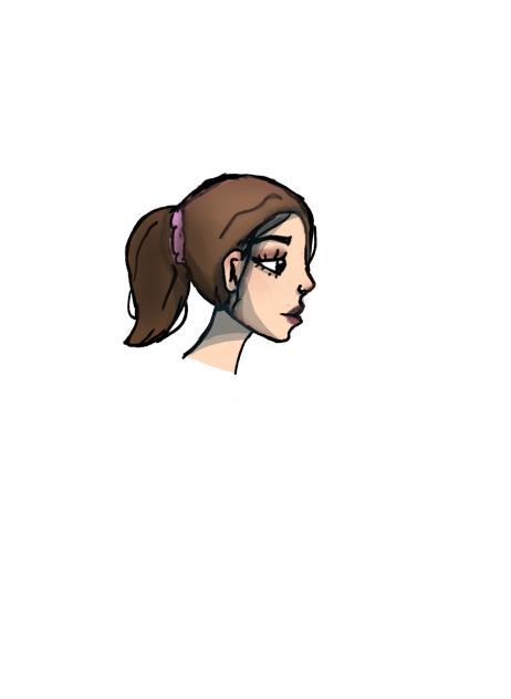 Side profile of my oc