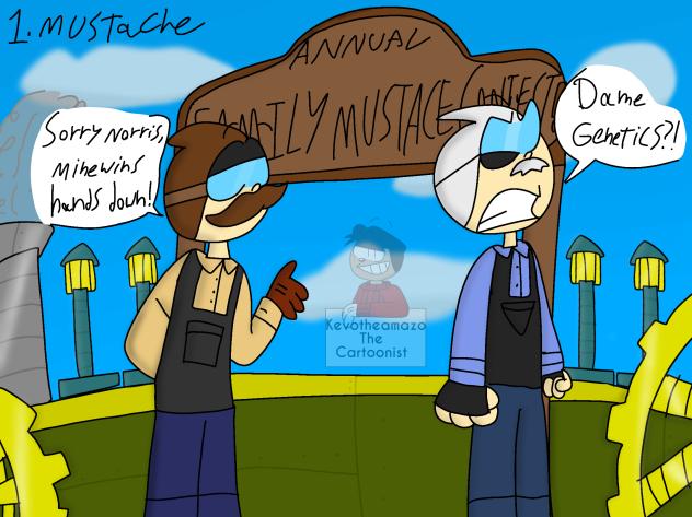 Inktober 2025 ,D1 mustache