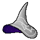 White magican's hat
