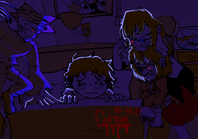 Freddy Krueger V.S. Triplet Gals