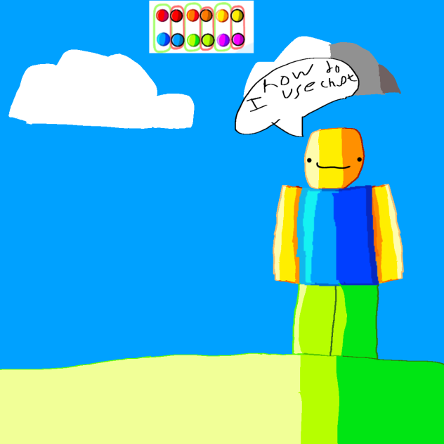 art colour test boblox
