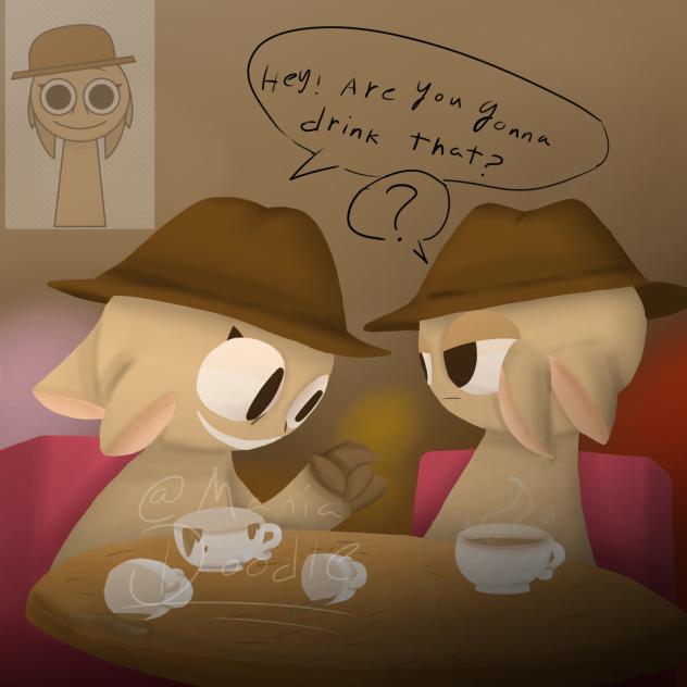 “Hey! Are you gonna drink that❓”