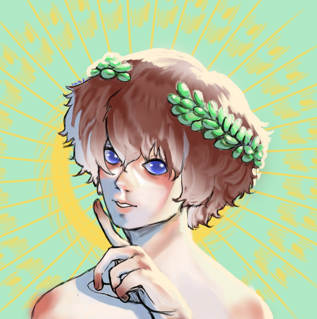 Blue eyes - ibisPaint
