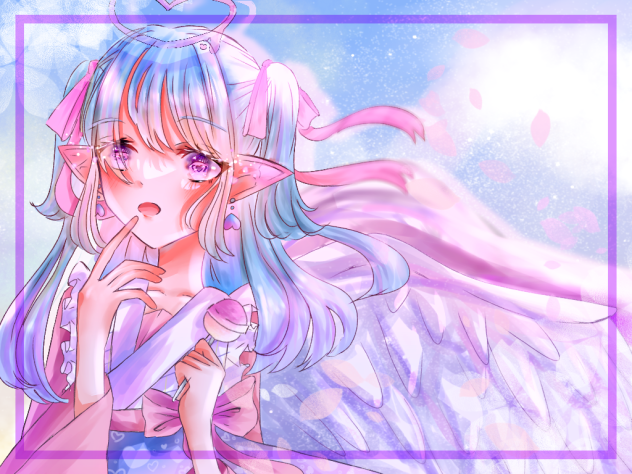 天空での出会い💖